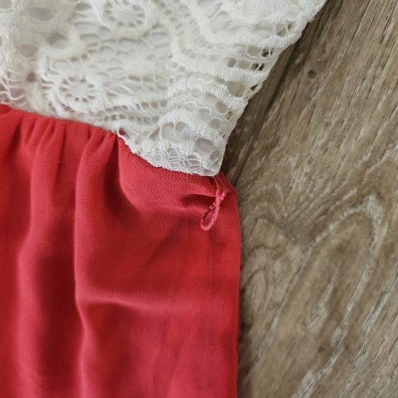 Suzy Sheir Dress, Small, White/Pink - Picture 5 of 12